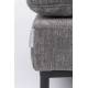 Pouf Summer Gris Anthracite Zuiver Repose-Pieds Assise d'Appoint en Tissu 53x80x102cm