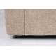 Canapé Sense Nature Soft 3 Places Zuiver Banquette en Tissu 85x113x266cm