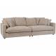 Canapé Sense Nature Soft 3 Places Zuiver Banquette en Tissu 85x113x266cm