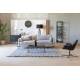 Canapé Summer Beige Zuiver Banquette 3 Places Assise de Salon en Tissu 82x101x230cm