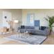 Canapé Summer Gris Anthracite Zuiver Banquette 4,5 Places Assise de Salon en Tissu 82x101x335cm