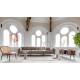 Canapé Summer Beige Zuiver Banquette 4,5 Places Assise de Salon en Tissu 82x101x335cm