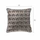 Coussin Daisy Noir Dutchbone Décoration de Canapé Fauteuil en Tissu 45x45x45cm