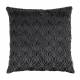 Coussin Daisy Noir Dutchbone Décoration de Canapé Fauteuil en Tissu 45x45x45cm