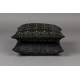Coussin Daisy Noir Dutchbone Décoration de Canapé Fauteuil en Tissu 45x45x45cm