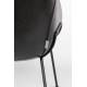 Fauteuil Feston Zuiver Siège Design Noir Assise de Salon en Polyuréthane 65,5x70,5x72cm