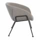 Fauteuil Feston Zuiver Siège Design Gris Assise de Salon en Tissu 65,5x70,5x72cm