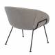 Fauteuil Feston Zuiver Siège Design Gris Assise de Salon en Tissu 65,5x70,5x72cm