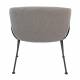 Fauteuil Feston Zuiver Siège Design Gris Assise de Salon en Tissu 65,5x70,5x72cm