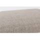 Pouf Uncle Jesse Zuiver Repose-Pieds Pivotant Bicolore Beige et Gris Assise d'Appoint en Tissu 43x44x50cm