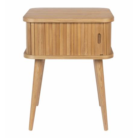 Table d'Appoint Barbier Zuiver Console Design Table de Nuit Chevet Bois Naturel 45x45x59cm