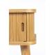 Table d'Appoint Barbier Zuiver Console Design Table de Nuit Chevet Bois Naturel 45x45x59cm
