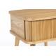 Table d'Appoint Barbier Zuiver Console Design Table de Nuit Chevet Bois Naturel 45x45x59cm