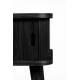 Table d'Appoint Barbier Zuiver Console Design Table de Nuit Chevet Chêne Noir 45x45x59cm