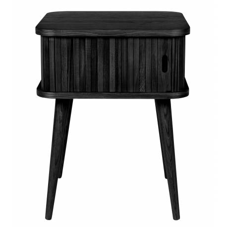 Table d'Appoint Barbier Zuiver Console Design Table de Nuit Chevet Chêne Noir 45x45x59cm