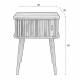 Table d'Appoint Barbier Zuiver Console Design Table de Nuit Chevet Noyer 45x45x59cm