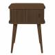 Table d'Appoint Barbier Zuiver Console Design Table de Nuit Chevet Noyer 45x45x59cm