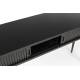 Console Barbier Table d'Appoint Zuiver Coiffeuse Design Chêne Noir 35x74x120cm