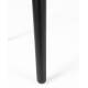 Console Barbier Table d'Appoint Zuiver Coiffeuse Design Chêne Noir 35x74x120cm