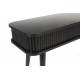 Console Barbier Table d'Appoint Zuiver Coiffeuse Design Chêne Noir 35x74x120cm