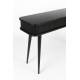 Console Barbier Table d'Appoint Zuiver Coiffeuse Design Chêne Noir 35x74x120cm