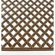Banc Marguerite 2 Places Banquette de Jardin Fauteuil 2 Personnes en Métal Marron 51x91x112,5cm