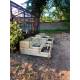 Carré Potager Escalier Bac de Plantation 3 Etages Jardinière en Bois Autoclave III 60x120x120cm