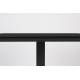 Table de Bistrot Vondel Noir Zuiver Table de Repas Carrée 2 Personnes Outdoor en Aluminium 71x71x75cm