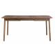 Table à Manger Glimps Zuiver Table de Repas Extensible Bois Couleur Noyer 76x80x120-162cm