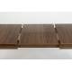 Table à Manger Glimps Zuiver Table de Repas Extensible Bois Couleur Noyer 76x80x120-162cm