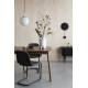 Table à Manger Glimps Zuiver Table de Repas Extensible Bois Couleur Noyer 76x90x180-240cm