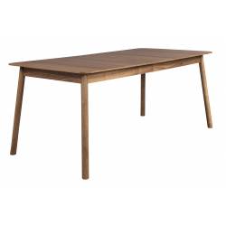 Table à Manger Glimps Zuiver Table de Repas Extensible Bois Couleur Noyer 76x90x180-240cm