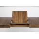 Table à Manger Glimps Zuiver Table de Repas Extensible Bois Couleur Noyer 76x90x180-240cm