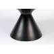 Table Basse Floss Noir Zuiver Table d'Appoint Console en Fonte d'aluminium 33x60x60cm