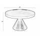 Table Basse Floss Noir Zuiver Table d'Appoint Console en Fonte d'aluminium 33x60x60cm