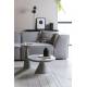 Table Basse Floss Gris Zuiver Table d'Appoint Console en Fonte d'aluminium 33x60x60cm