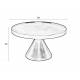 Table Basse Floss Gris Zuiver Table d'Appoint Console en Fonte d'aluminium 33x60x60cm