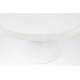 Table Basse Floss Blanc Zuiver Table d'Appoint Console en Fonte d'aluminium 33x60x60cm