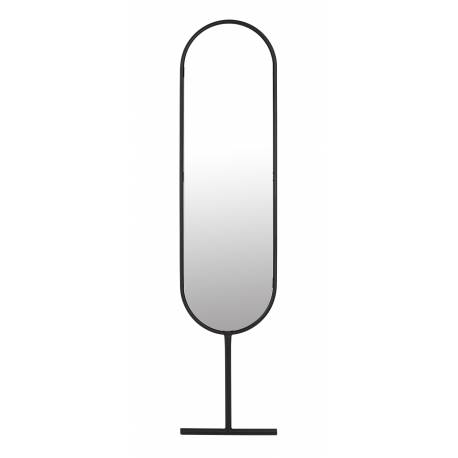 Miroir Tess Blanc Zuiver Psyché à Poser en Acier Décoration Murale 2,5x38,5x165cm