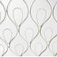 Banc Paon 2 Places Banquette de Jardin Fauteuil 2 Personnes en Métal Blanc 49x92x123cm