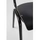 Lot de 2 Chaises Back To School Noir Zuiver Assises Total Look en Aluminium et Bois 43x49x82,5cm