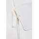 Lot de 2 Chaises Back To School Blanc Zuiver Assises Total Look en Aluminium et Bois 43x49x82,5cm