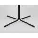 Lot de 2 Fauteuils de Table Nikki All Noir Zuiver Chaise Assise en Polyuréthane et Acier 62x66x80cm