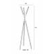 Porte Manteaux Pinnacle Blanc Zuiver Mobilier d'Entrée Support à Vêtements en Bois et Acier 56x59x176cm