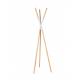 Porte Manteaux Pinnacle Blanc Zuiver Mobilier d'Entrée Support à Vêtements en Bois et Acier 56x59x176cm