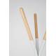 Porte Manteaux Pinnacle Blanc Zuiver Mobilier d'Entrée Support à Vêtements en Bois et Acier 56x59x176cm