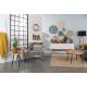 Miroir Round Wall 40 Zuiver Glace Ronde avec Rangement Décoration Murale en Bois Couleur Naturelle 8x40x40cm
