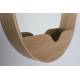 Miroir Round Wall 60 Zuiver Glace Ronde avec Rangement Décoration Murale en Bois Couleur Naturelle 8x60x60cm