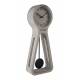 Horloge Pendulum Time Béton Zuiver Pendule à Poser en Béton Gris Aiguilles en Aluminium Noir 6x14,5x38cm