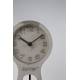 Horloge Pendulum Time Béton Zuiver Pendule à Poser en Béton Gris Aiguilles en Aluminium Noir 6x14,5x38cm